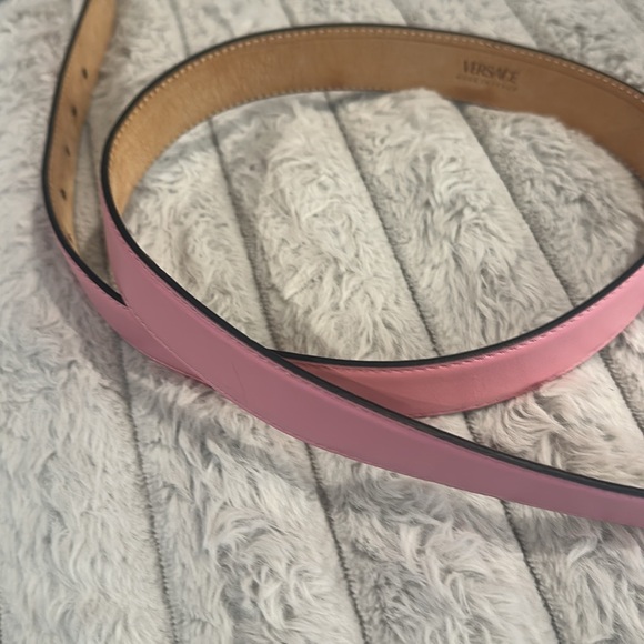 Versace Pink Medusa Belt for Women - Picture 17 of 17